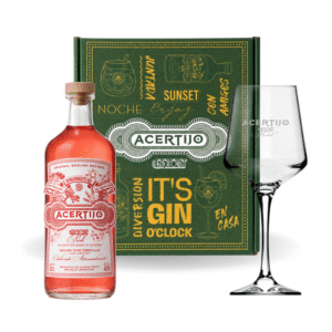 Gin Acertijo Pink 9 Bótanicos + Copa Gin Acertijo